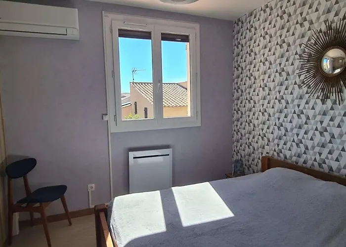 Appartement 3 Pieces Climatise, Terrasse, 6 Couchages, Parking Prive, Animaux Admis - Fr-1-326-673